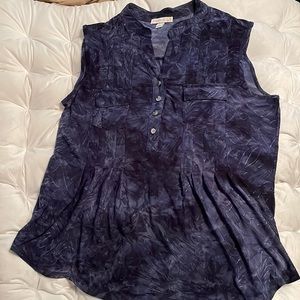 Westport 1962 brand size large blue sleeveless shirt